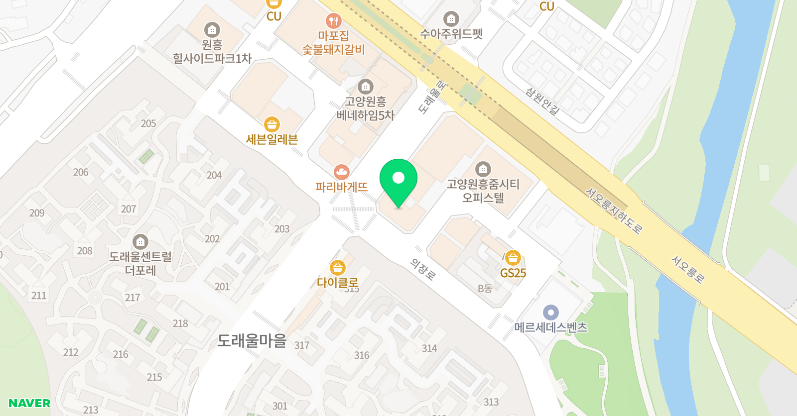 프레이즈 축구클럽 삼송점 위치