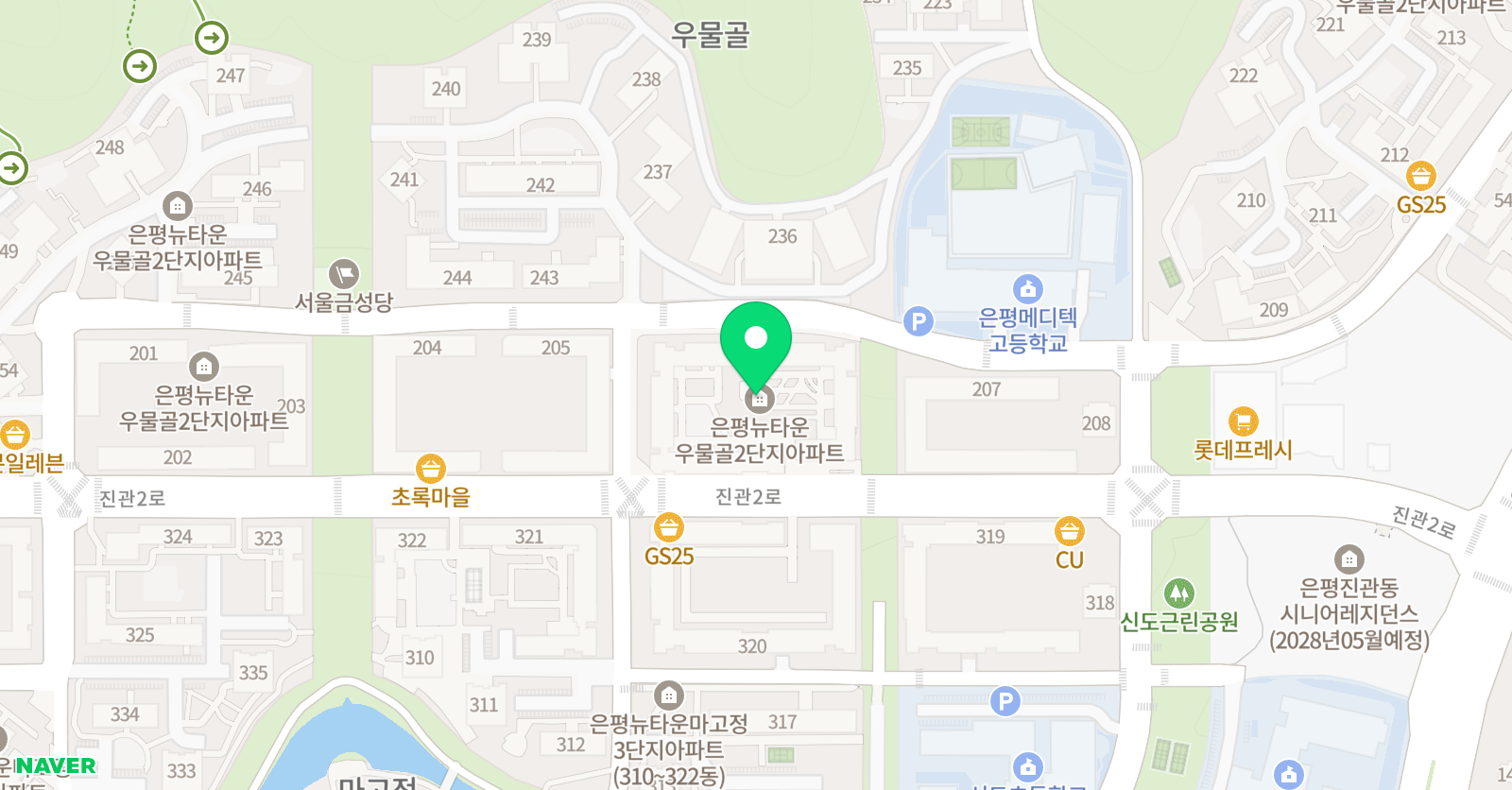 한사랑 독서논술 위치