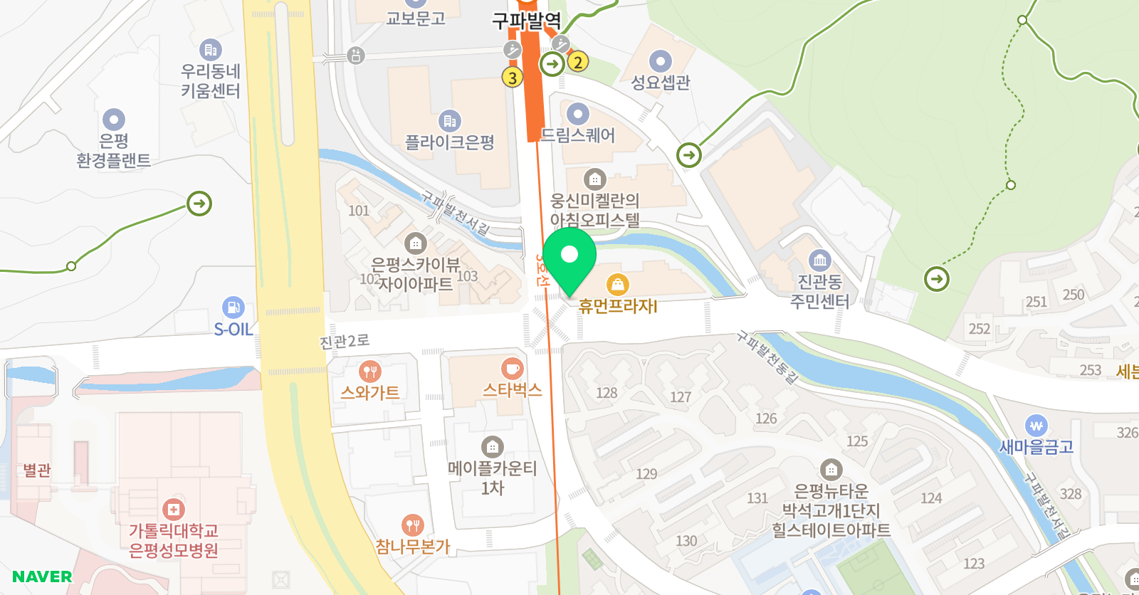 YBM잉글루 은평은진제1캠퍼스 위치