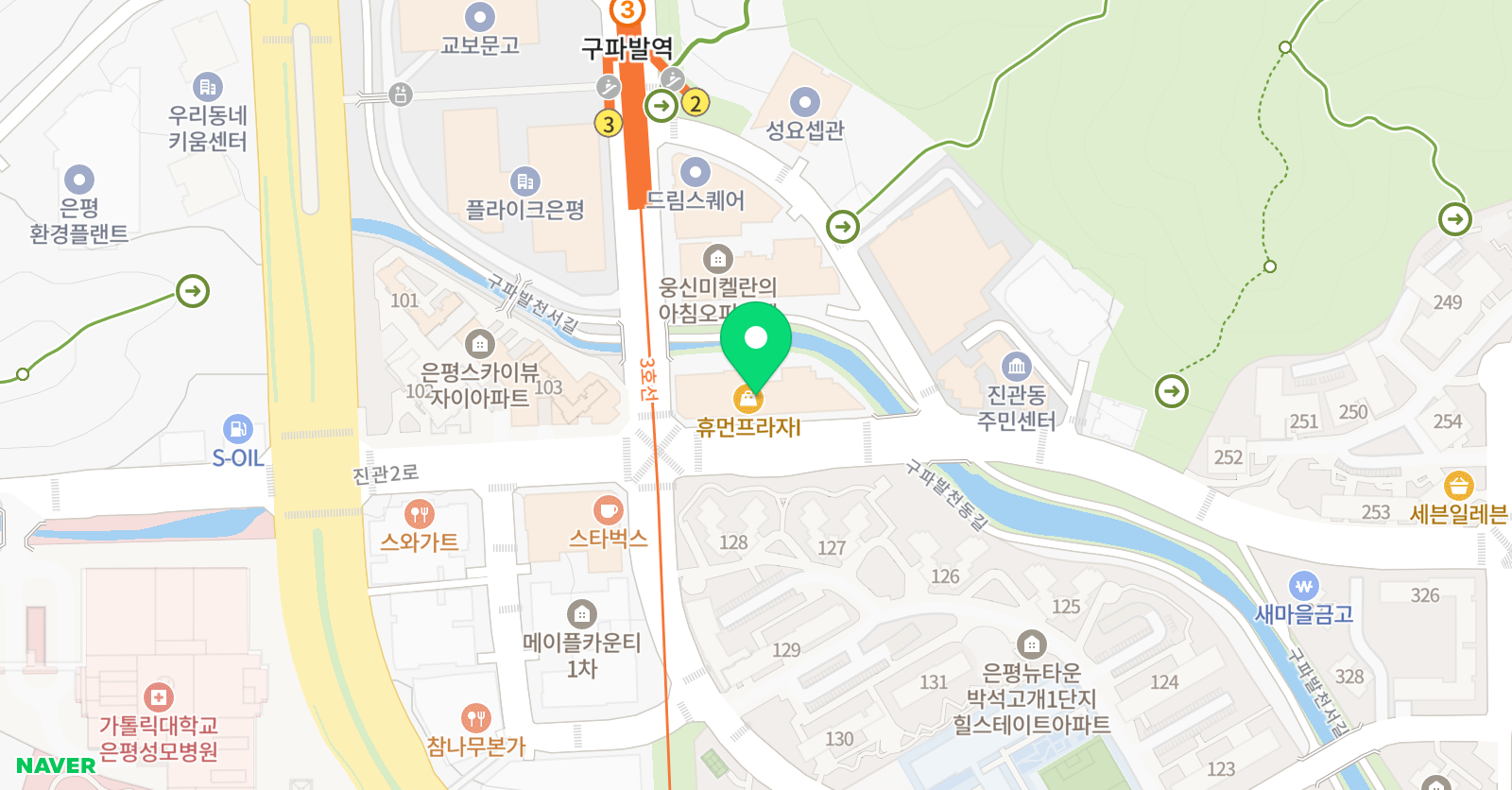 EiE 고려대 어학원 은평진관캠퍼스 위치