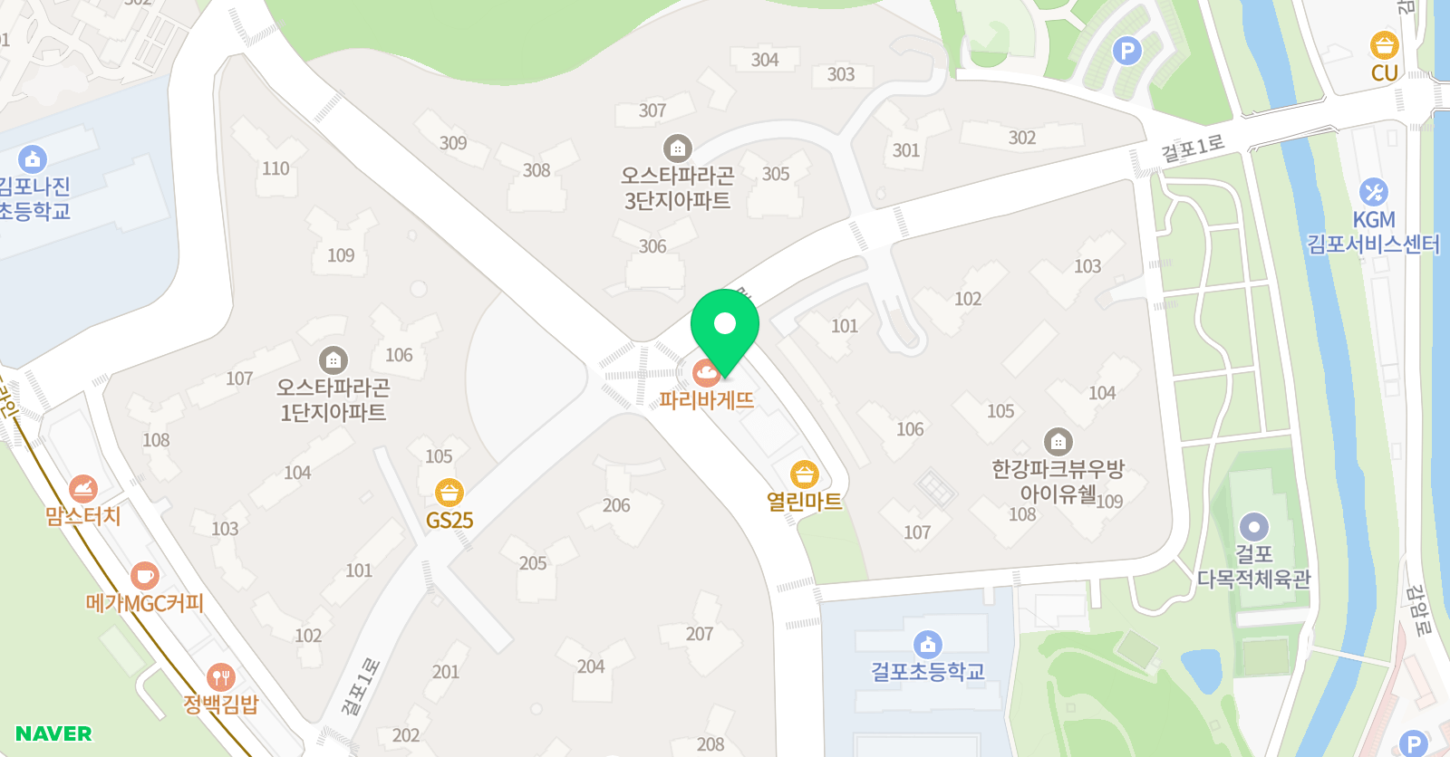 피카부아트 미술학원 위치