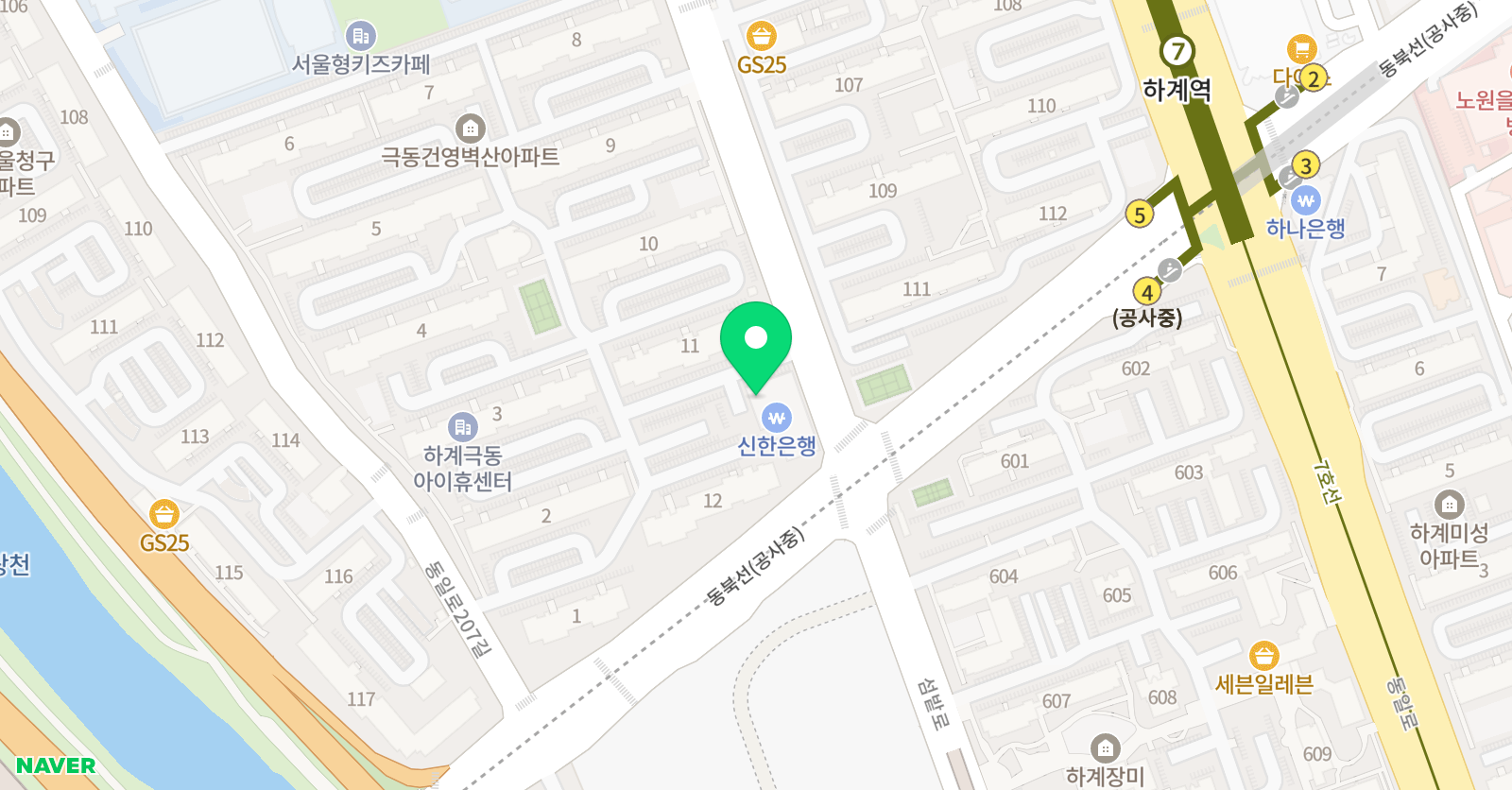 더클라비어 음악교습소 위치