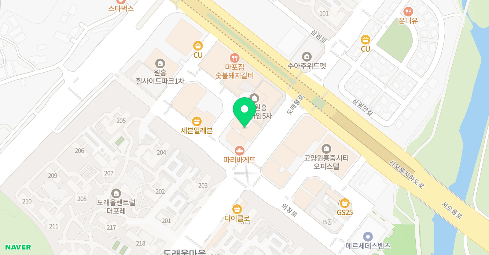 도래울 검도관 위치
