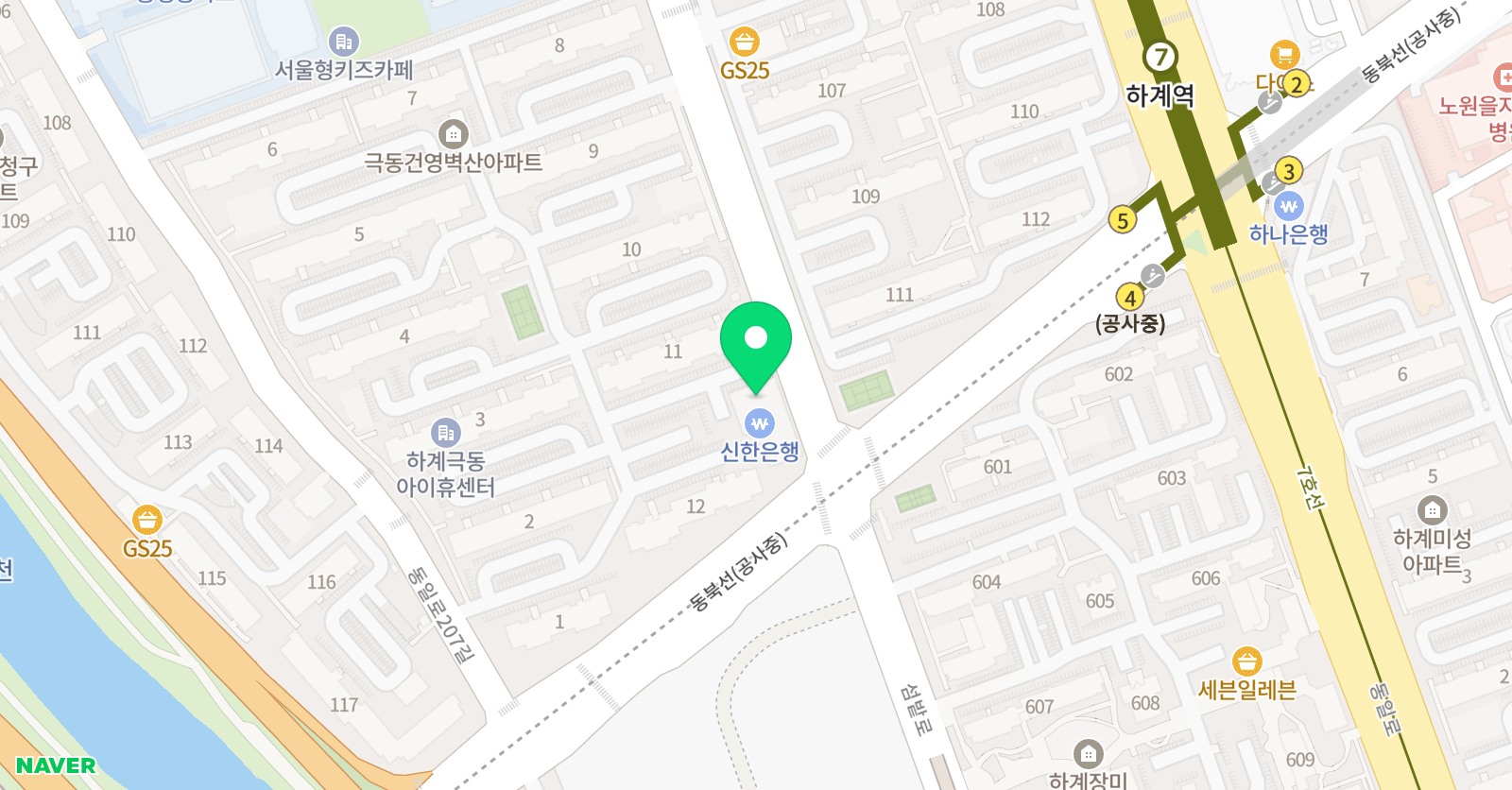 수앤학 학원 위치