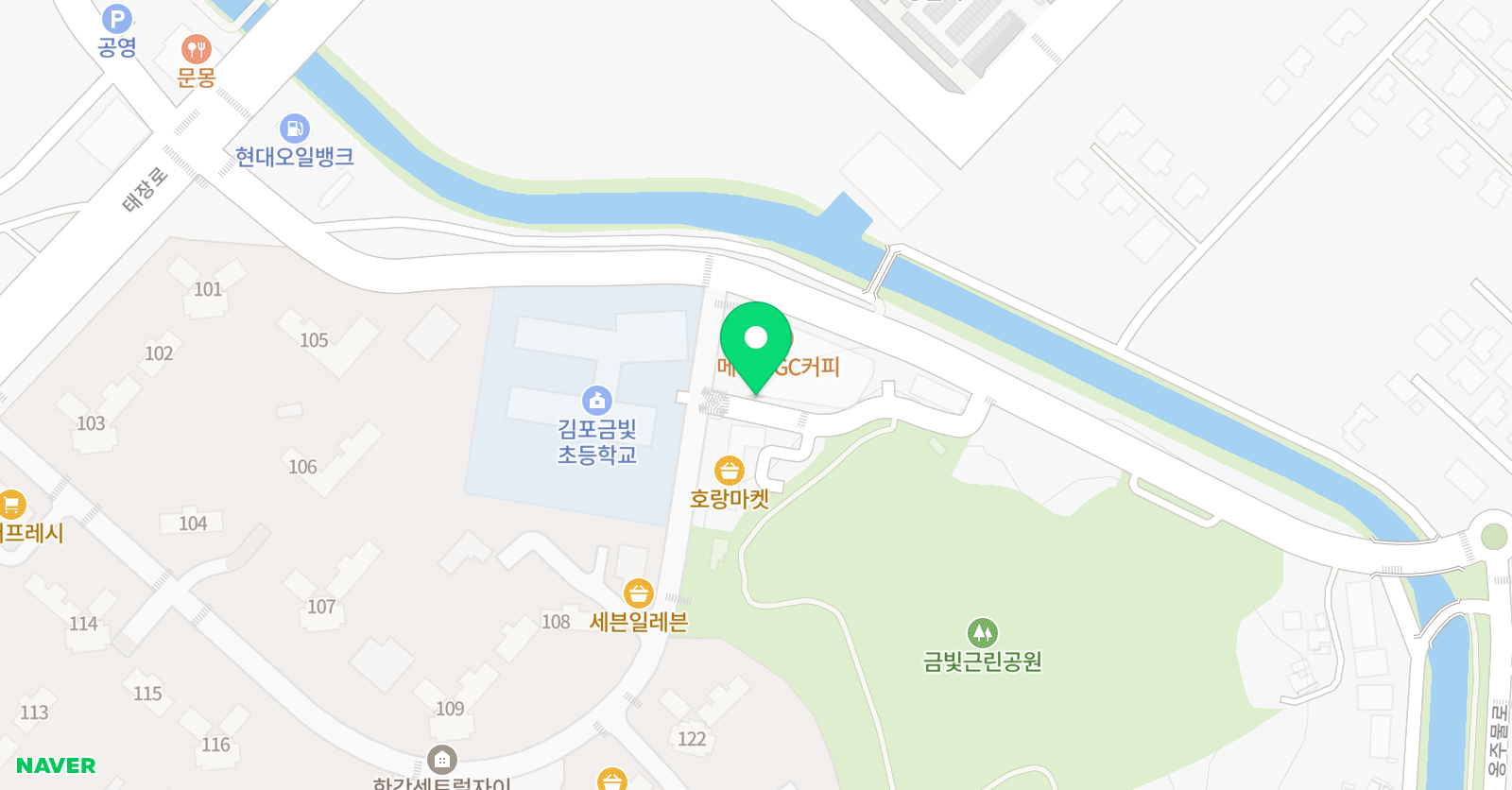 금빛피아노치는고양이 음악학원 위치