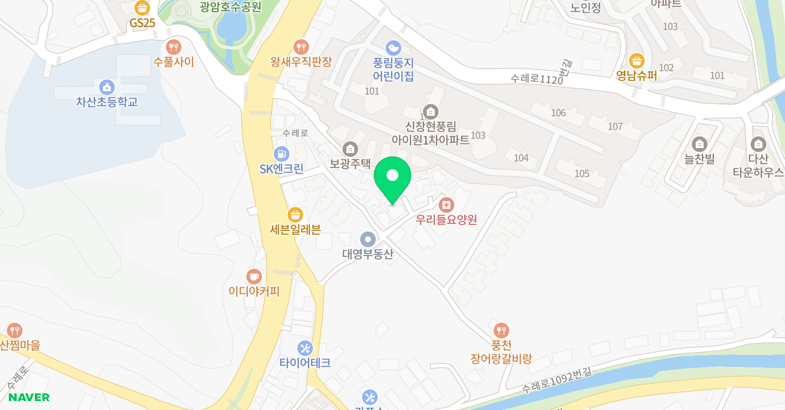 벤티처 원어민영어 위치