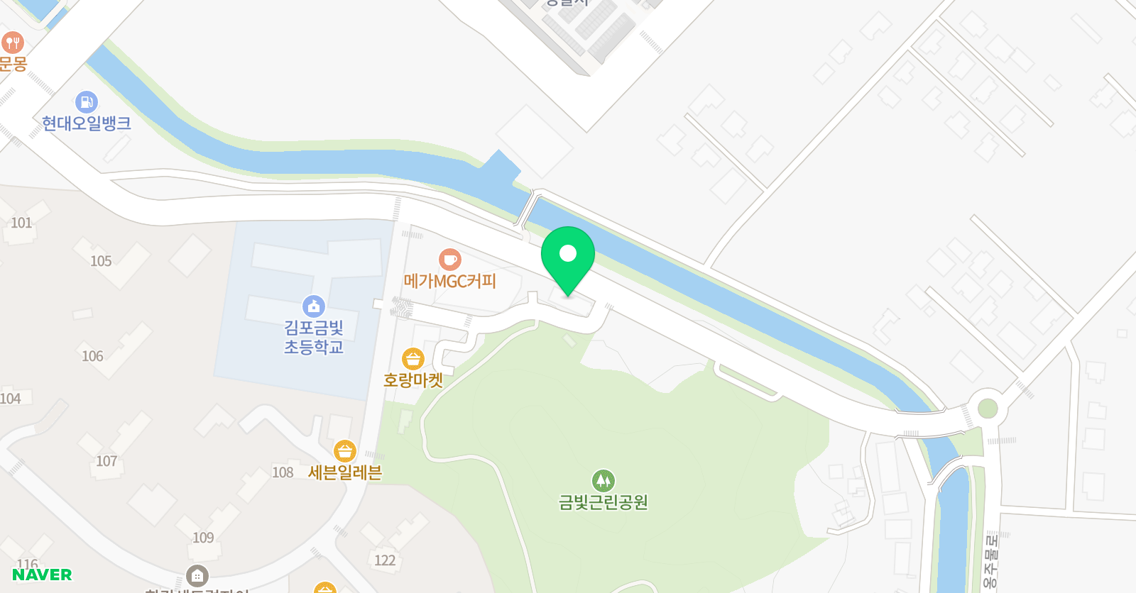 그라바아트클래스 미술학원 김포장기점 위치