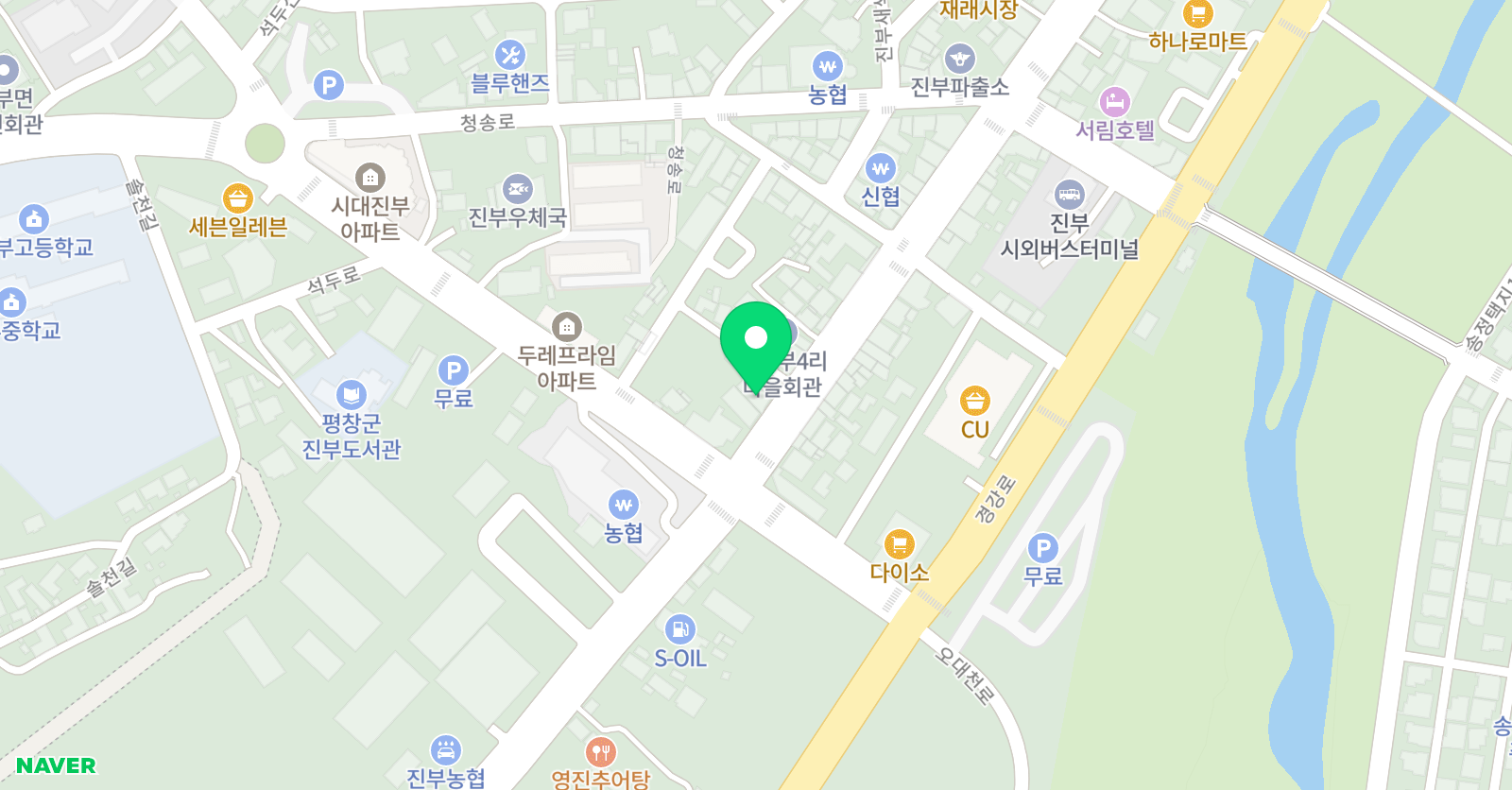 우리 학원 위치