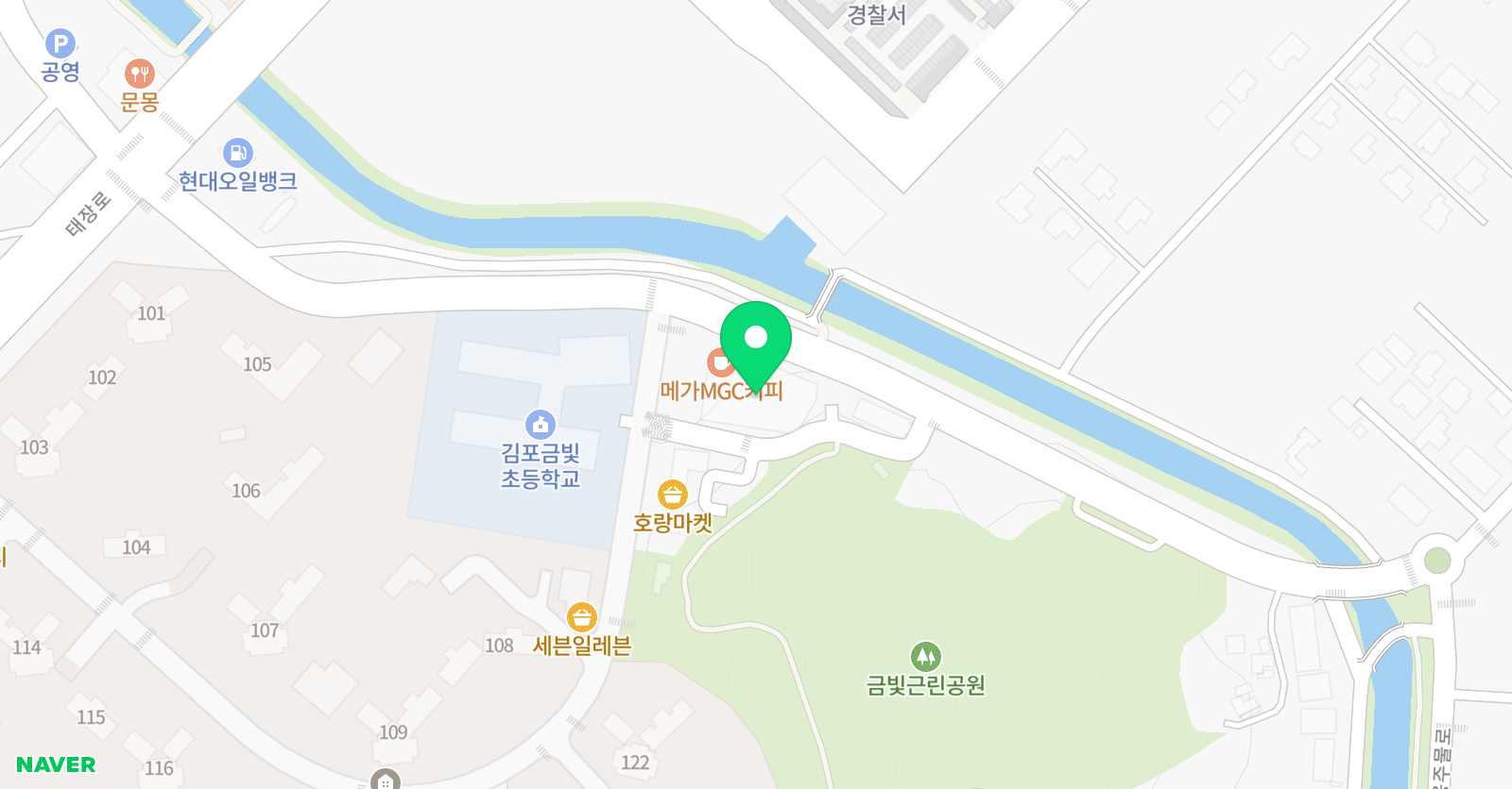 금빛자이 음악학원 위치