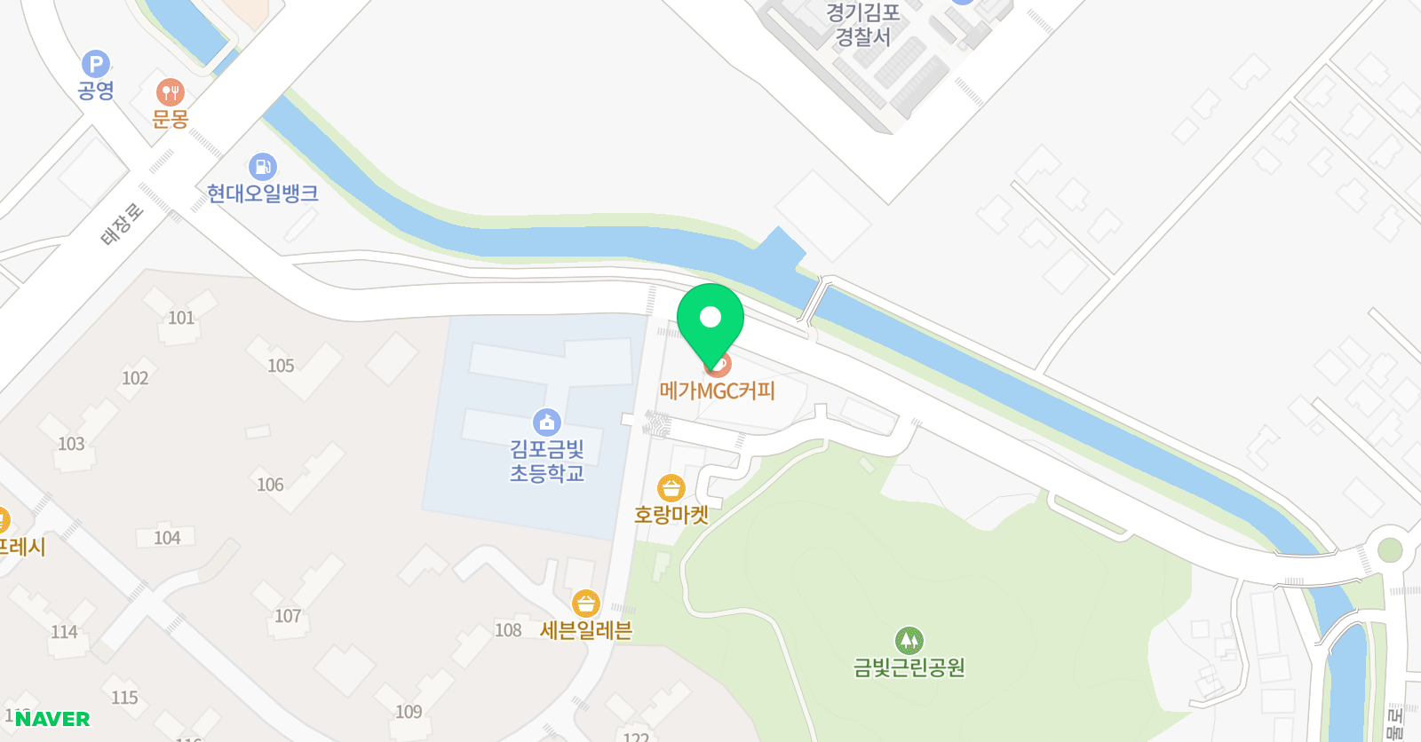 지니뮤직 학원 위치
