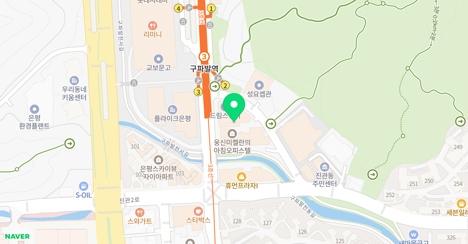 와와 학습코칭학원 위치
