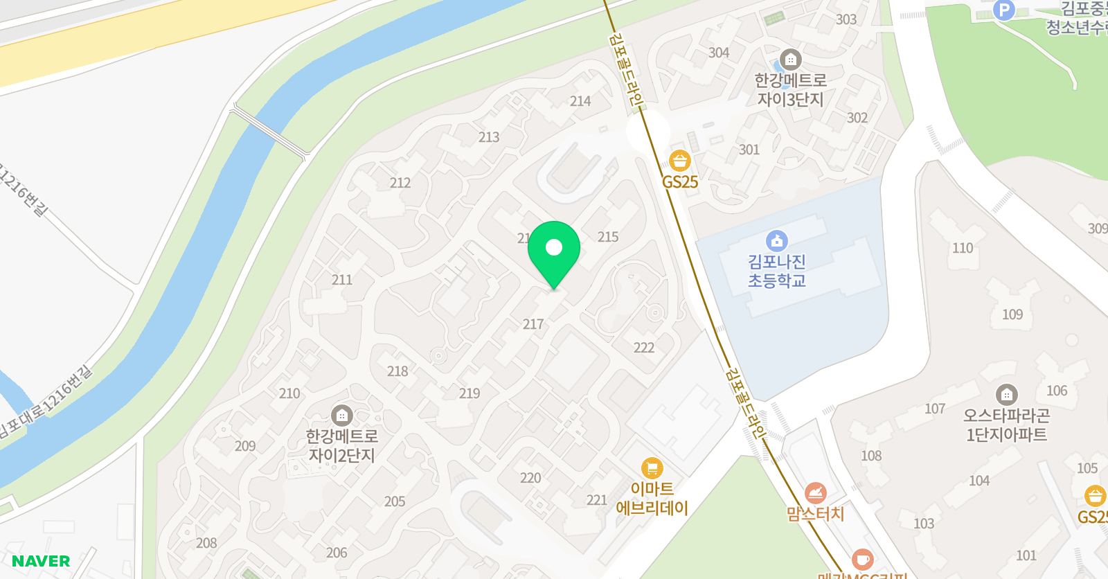 유니콘 잉글리쉬스쿨 위치