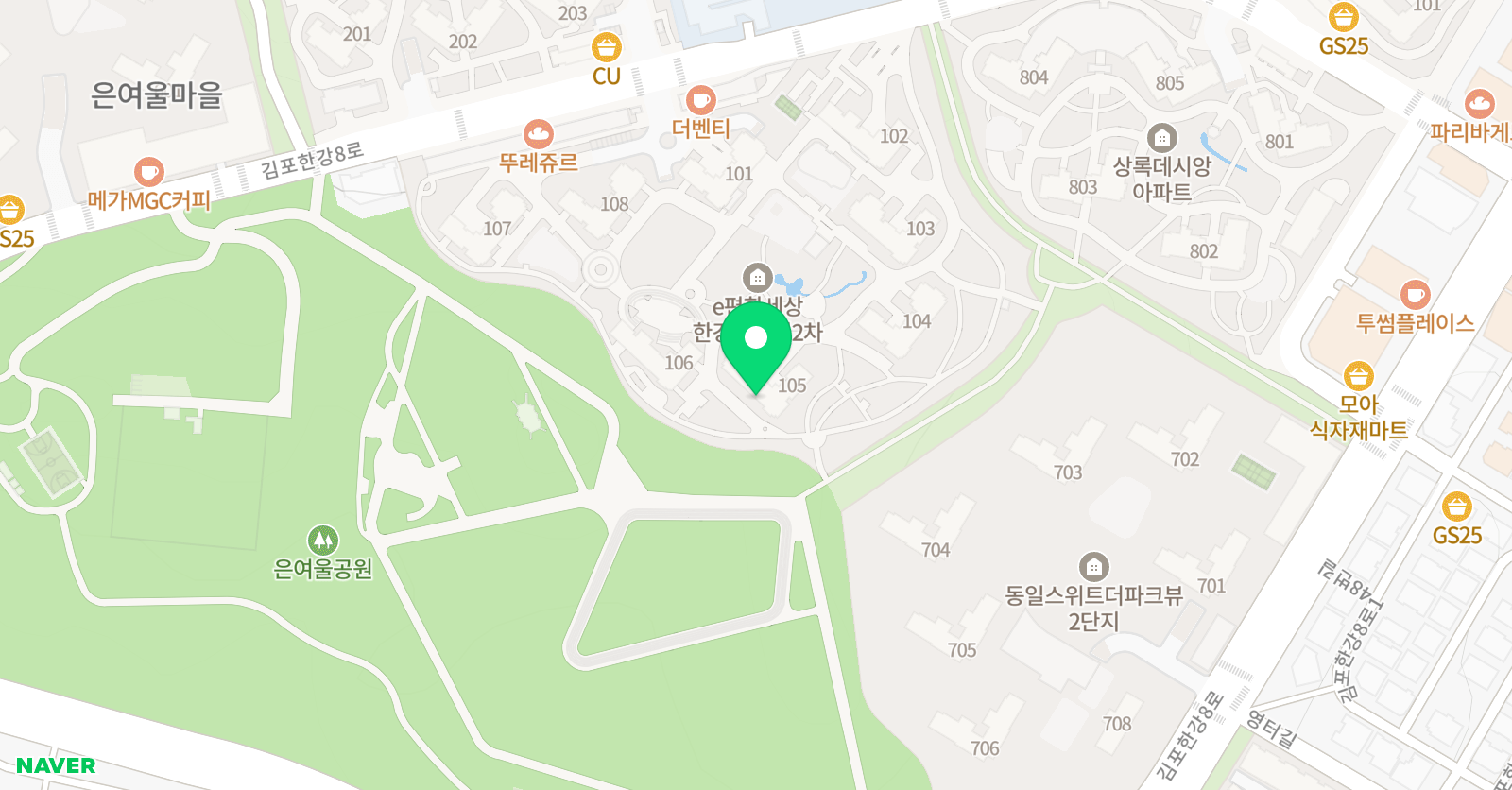 아소비 큐미르 딱풀리는수학 은여울초학원 위치