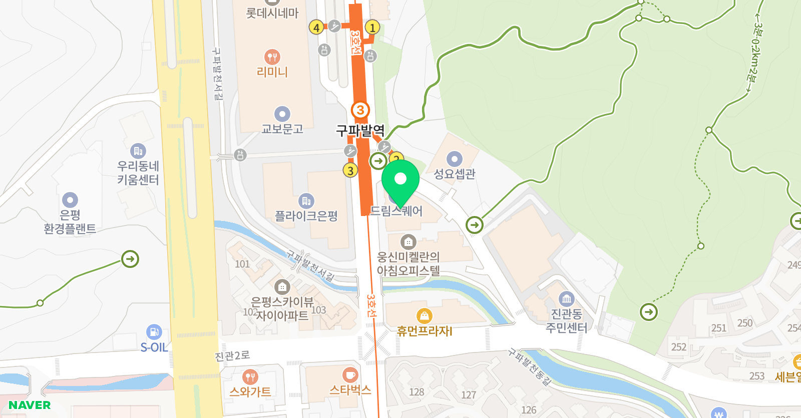펠톤 수학학원 위치