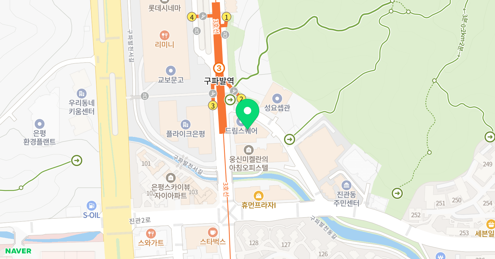 발자국소리가큰아이들 은평원 위치