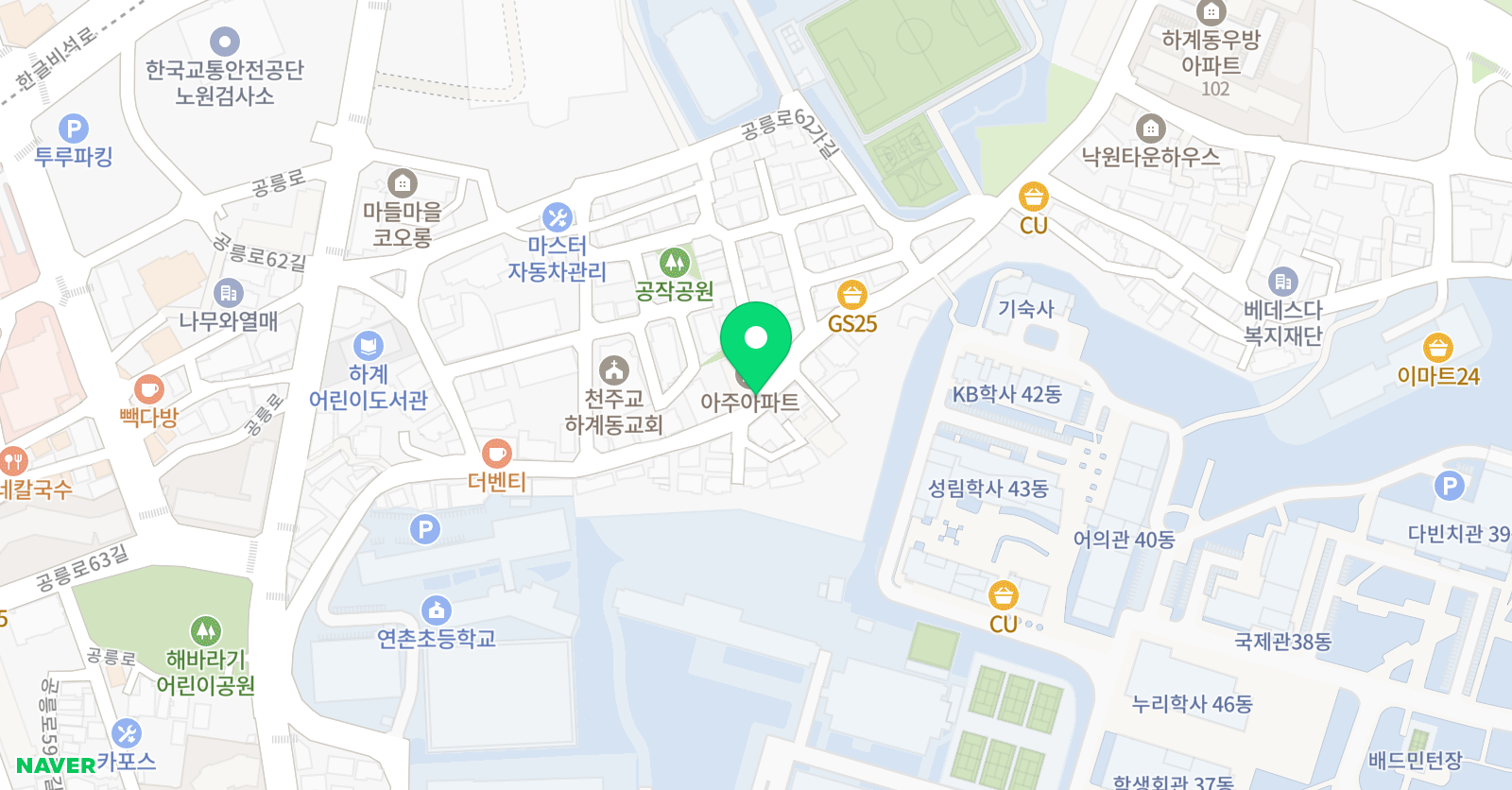 기린숲 미술 위치