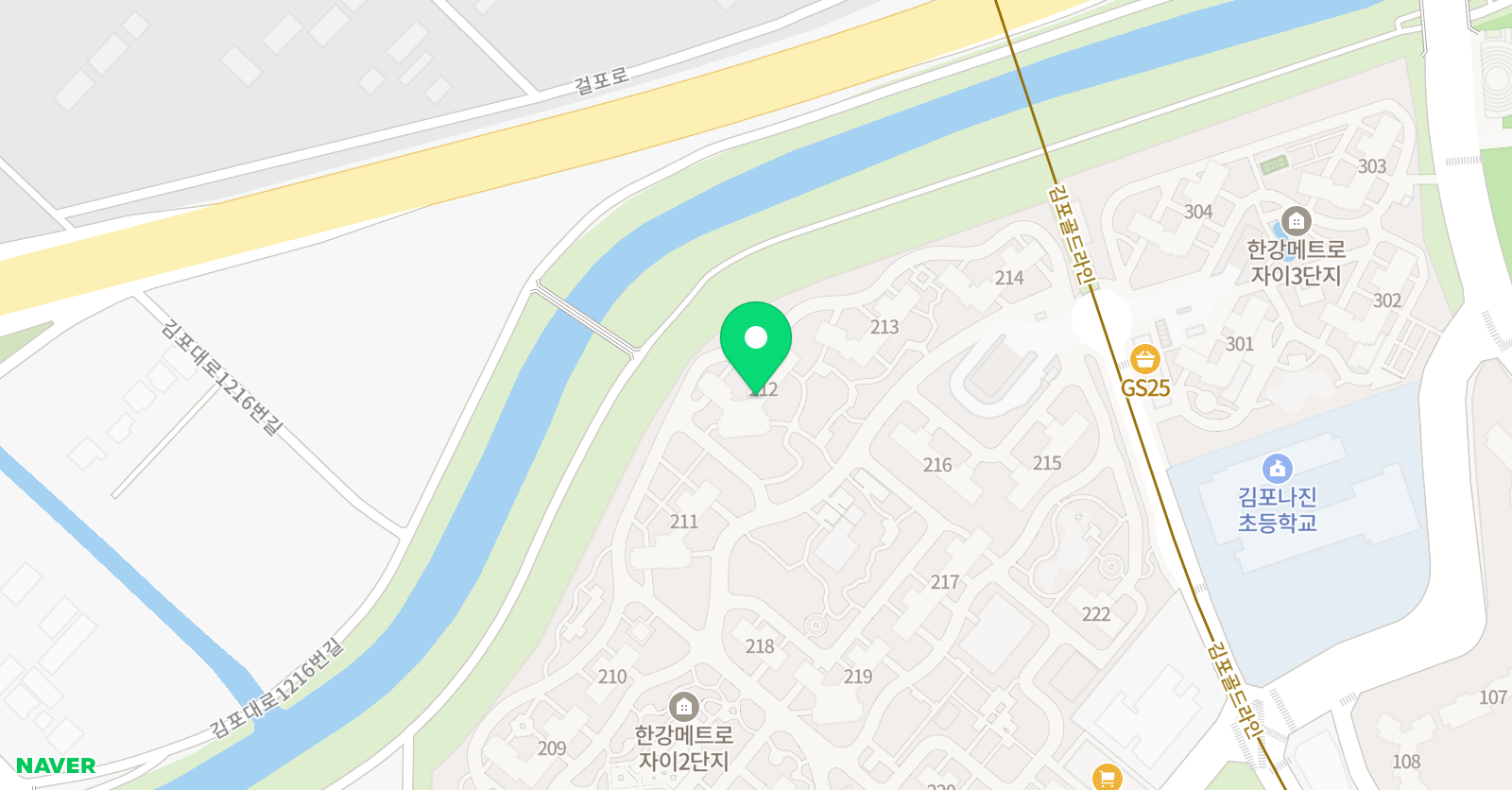 아소비 김포걸포메자1점 위치