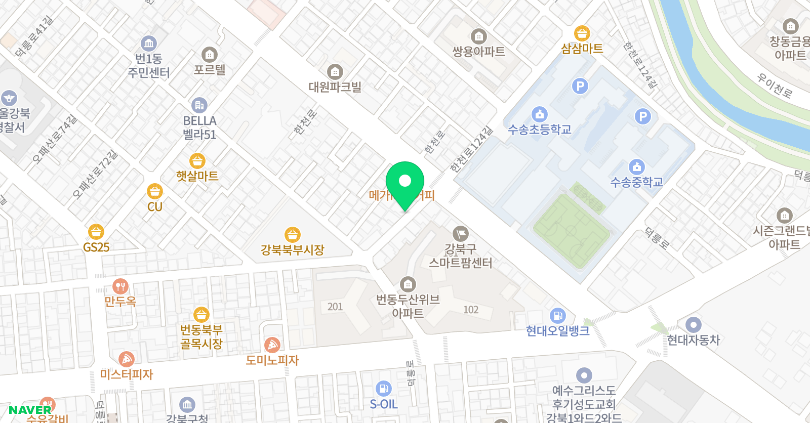 한우리독서토론논술 강북수유논술교습소 위치
