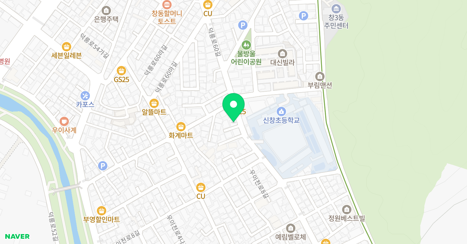 스마트해법영어 신창교실 위치