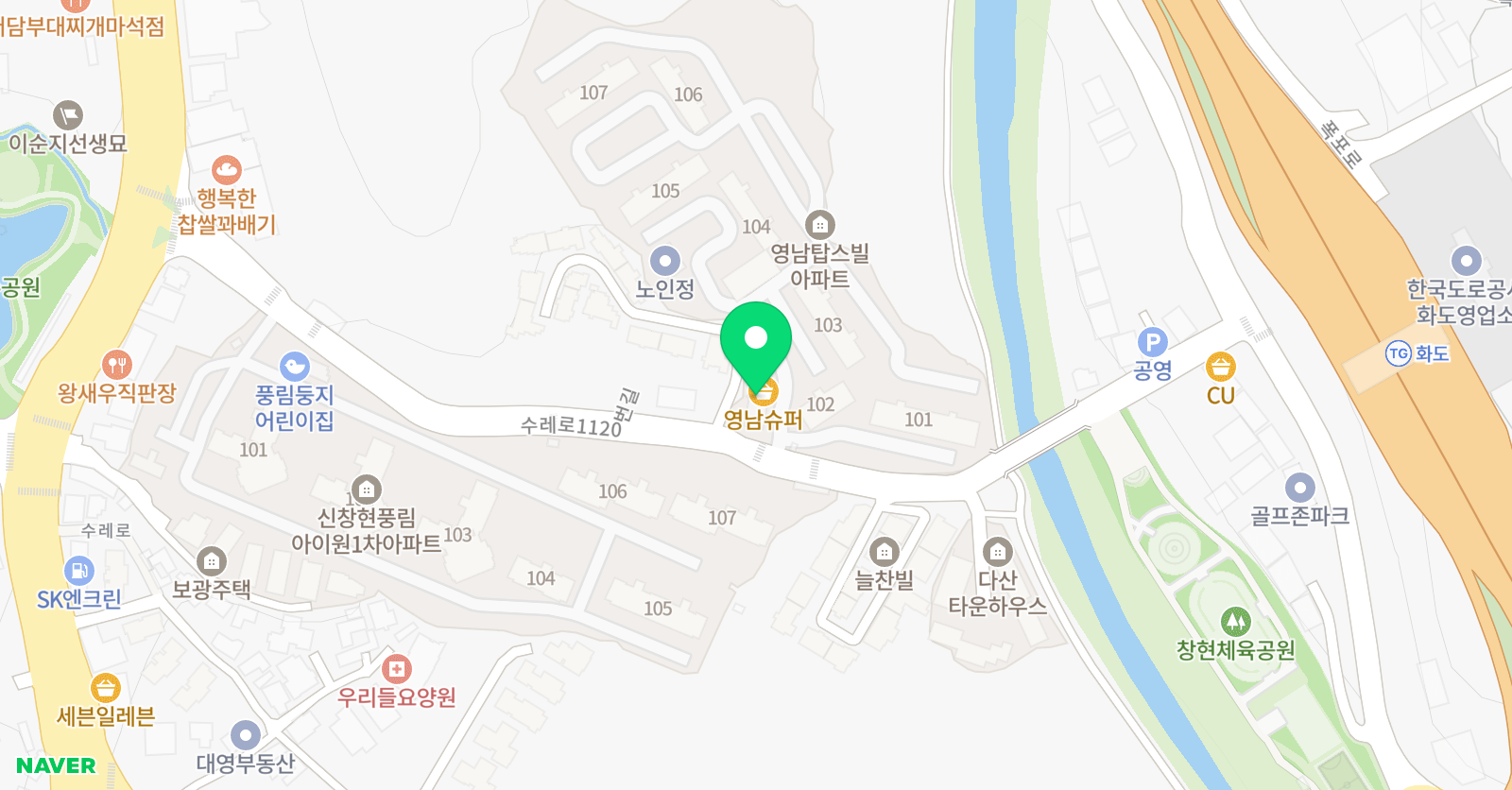 뮤엠 영어 차산초점 위치