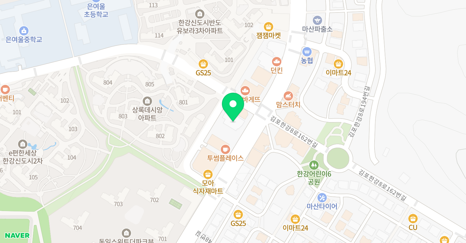K 수학 위치