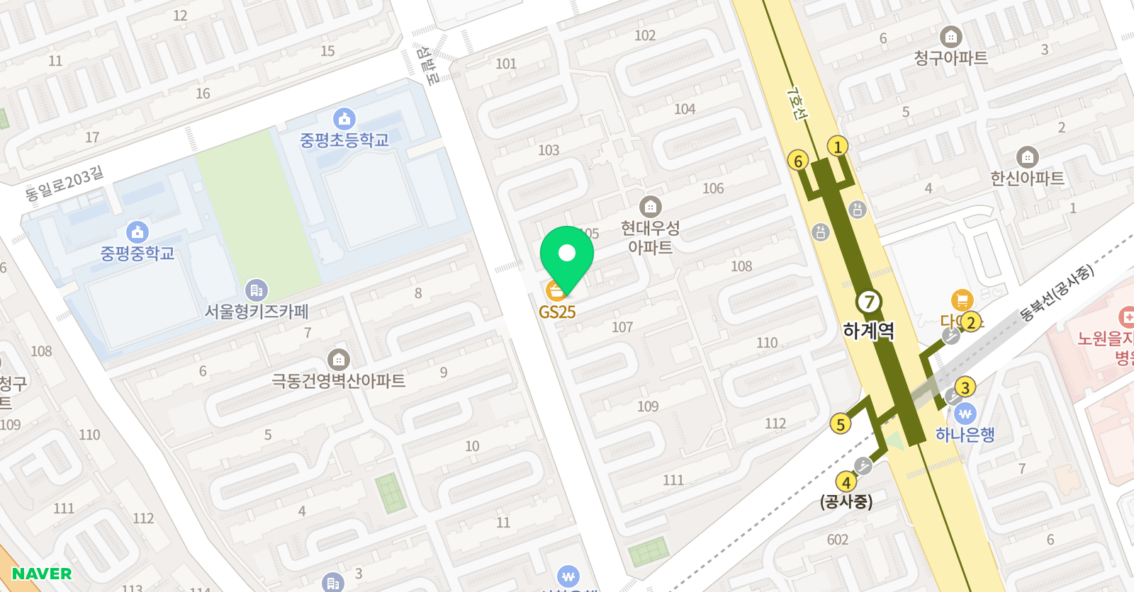 참스 영어 위치