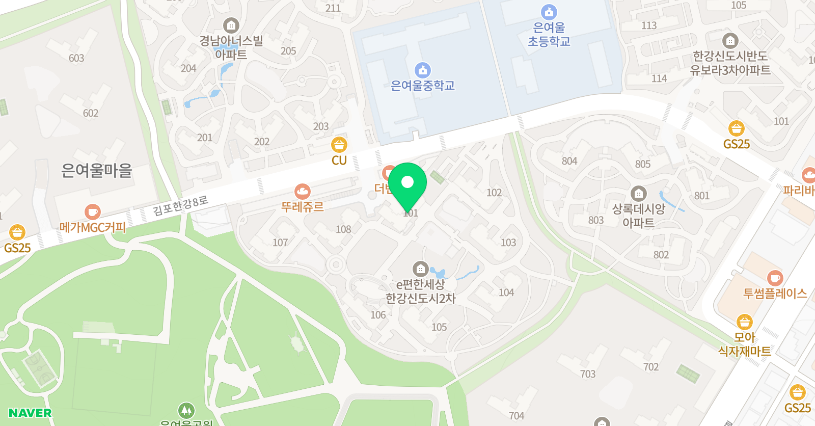 기탄사고력교실 마산 e편한세상점 위치