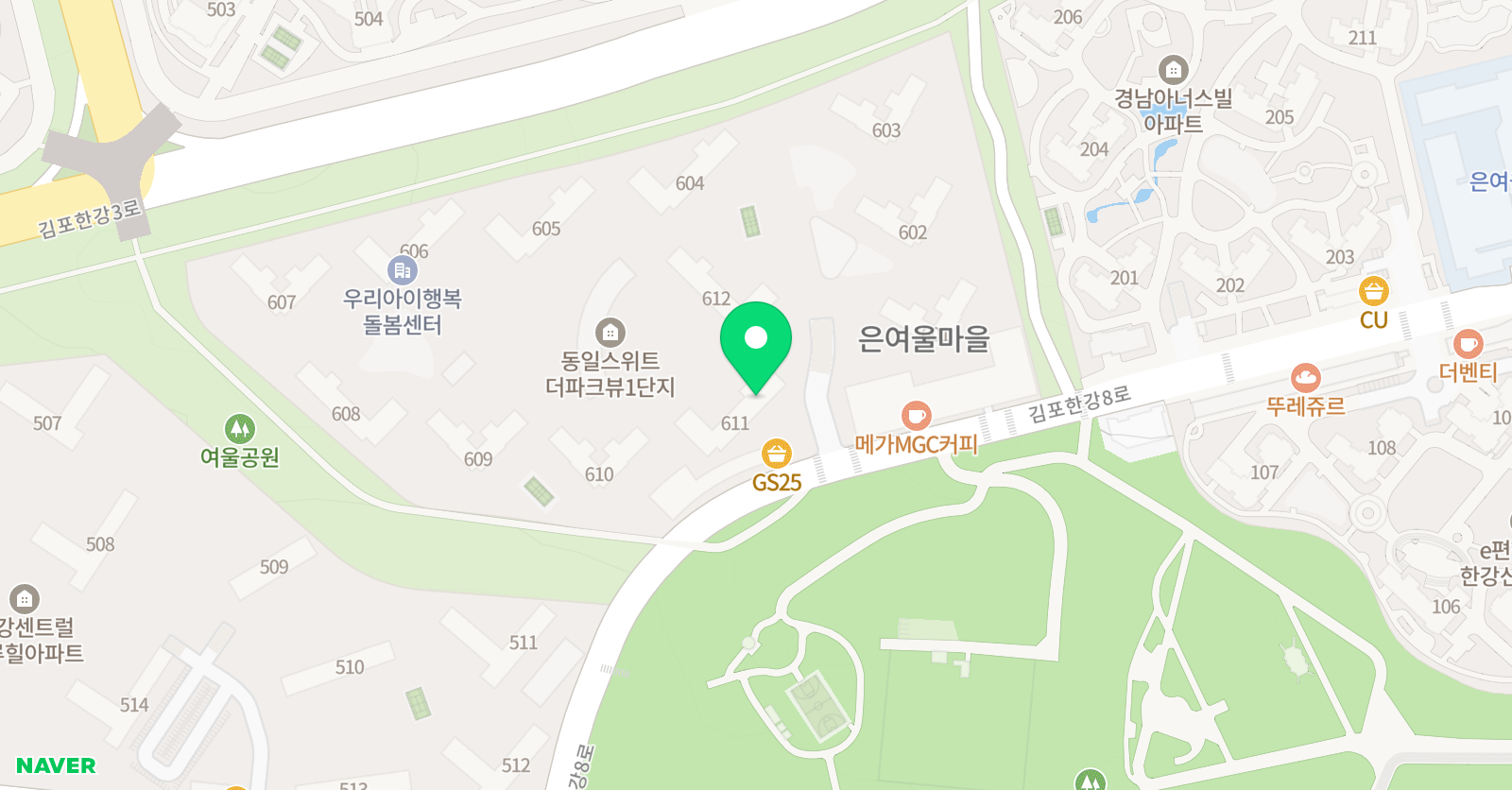 동일 푸르넷 위치