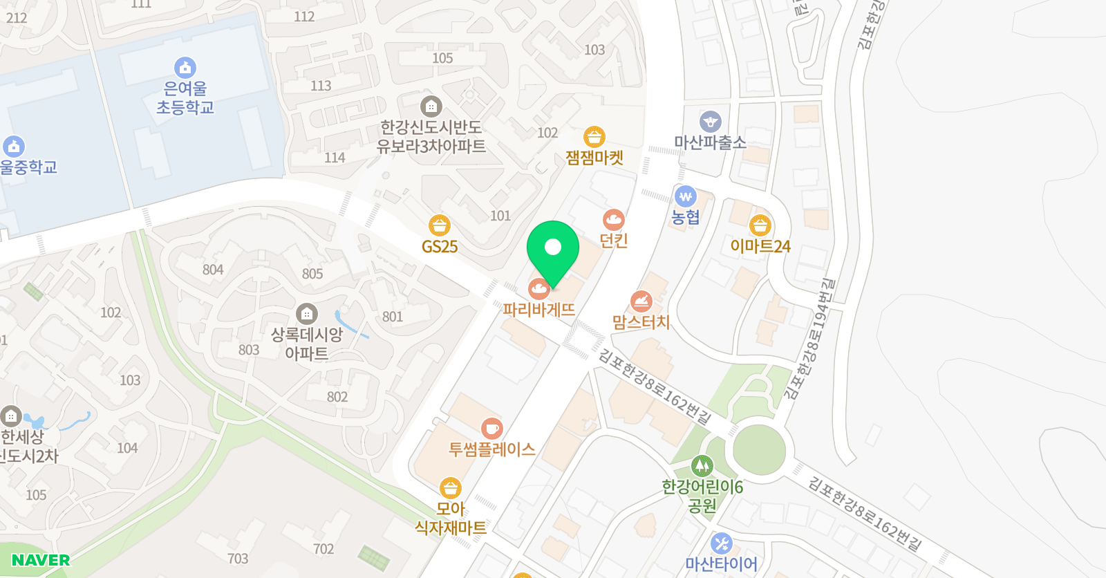 칸타빌레 음악학원 위치