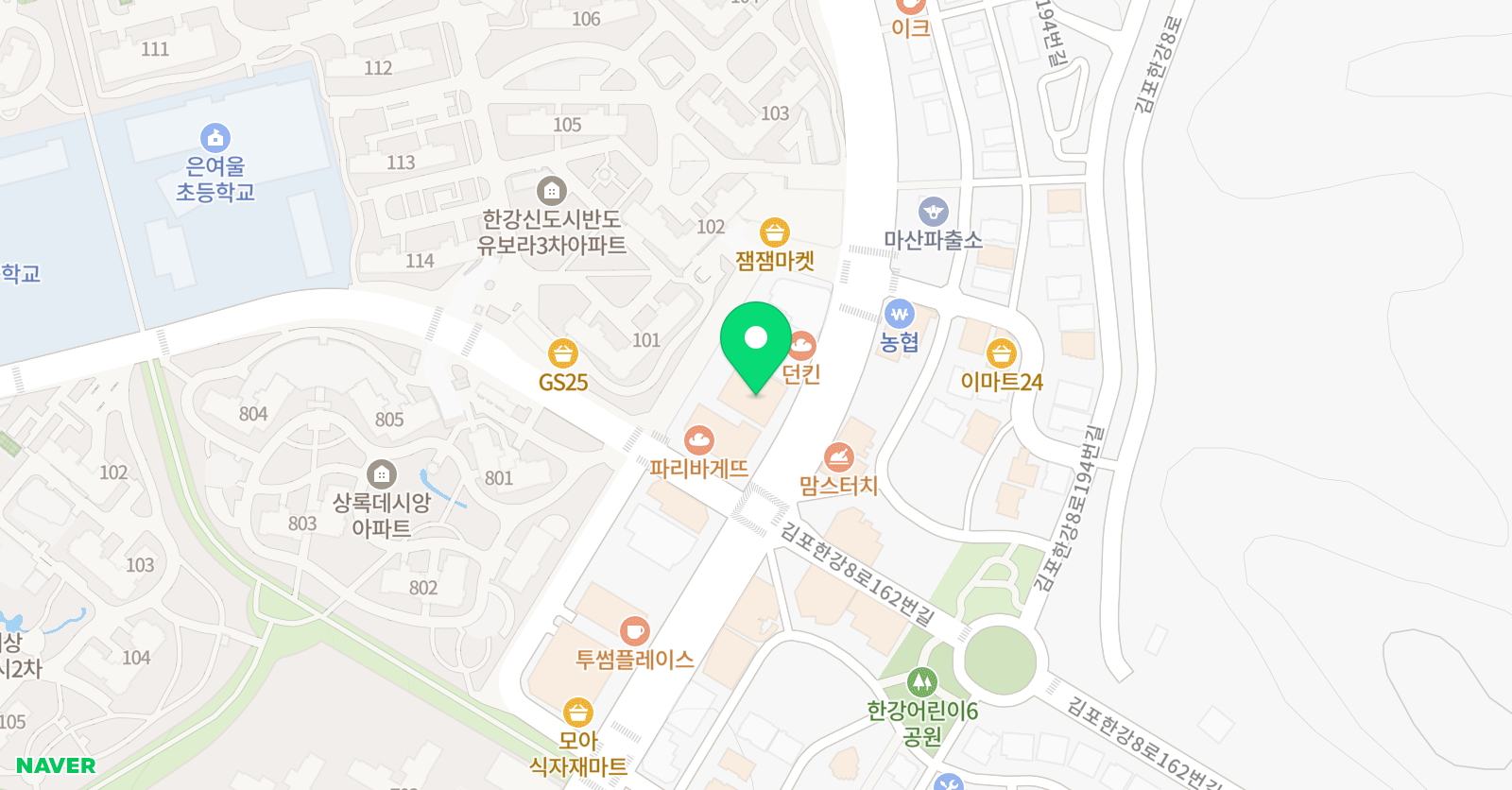 이앤아이 음악학원 위치