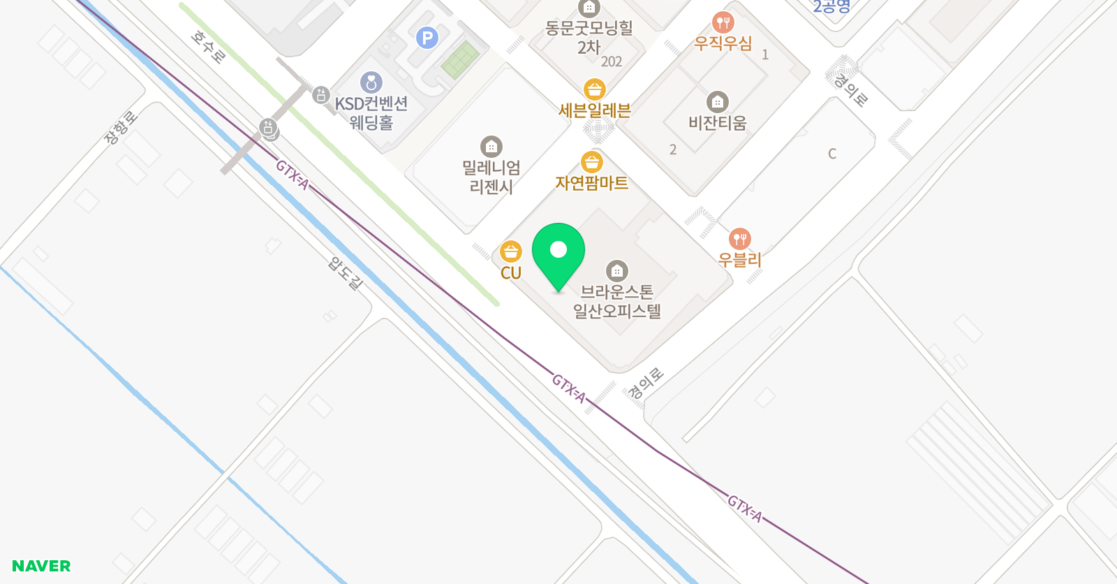 오로라발레핏 스튜디오 위치