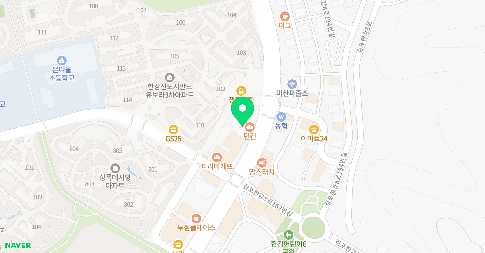비욘드잉글리쉬 어학원 은여울마산캠퍼스 위치