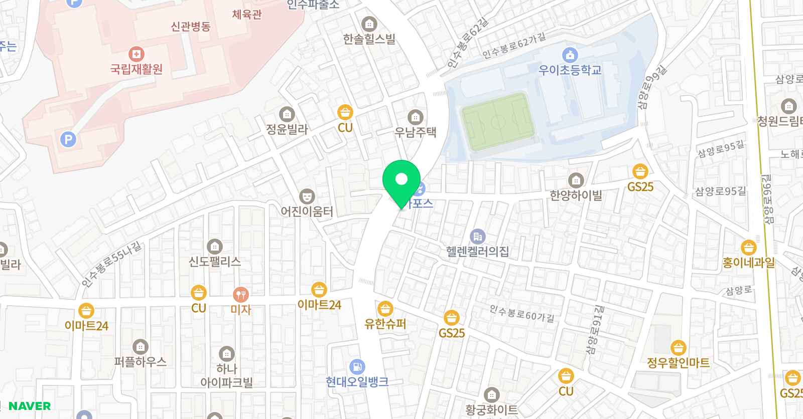 예뜨락 음악교습소 위치