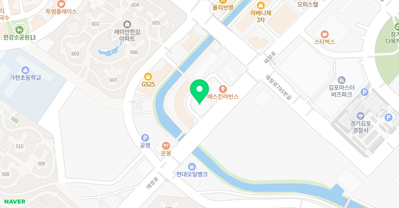 밀크키즈 잉글리쉬 어학원 위치