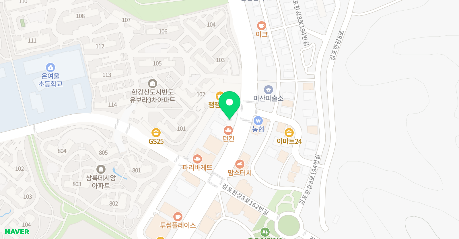 다온 수학 위치