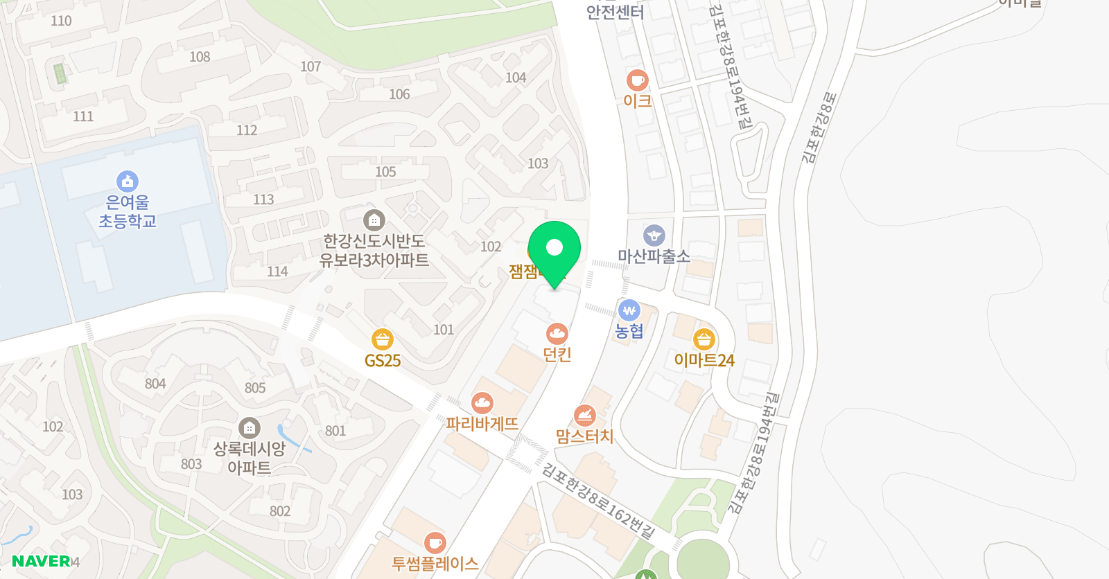 이지 수학학원 위치