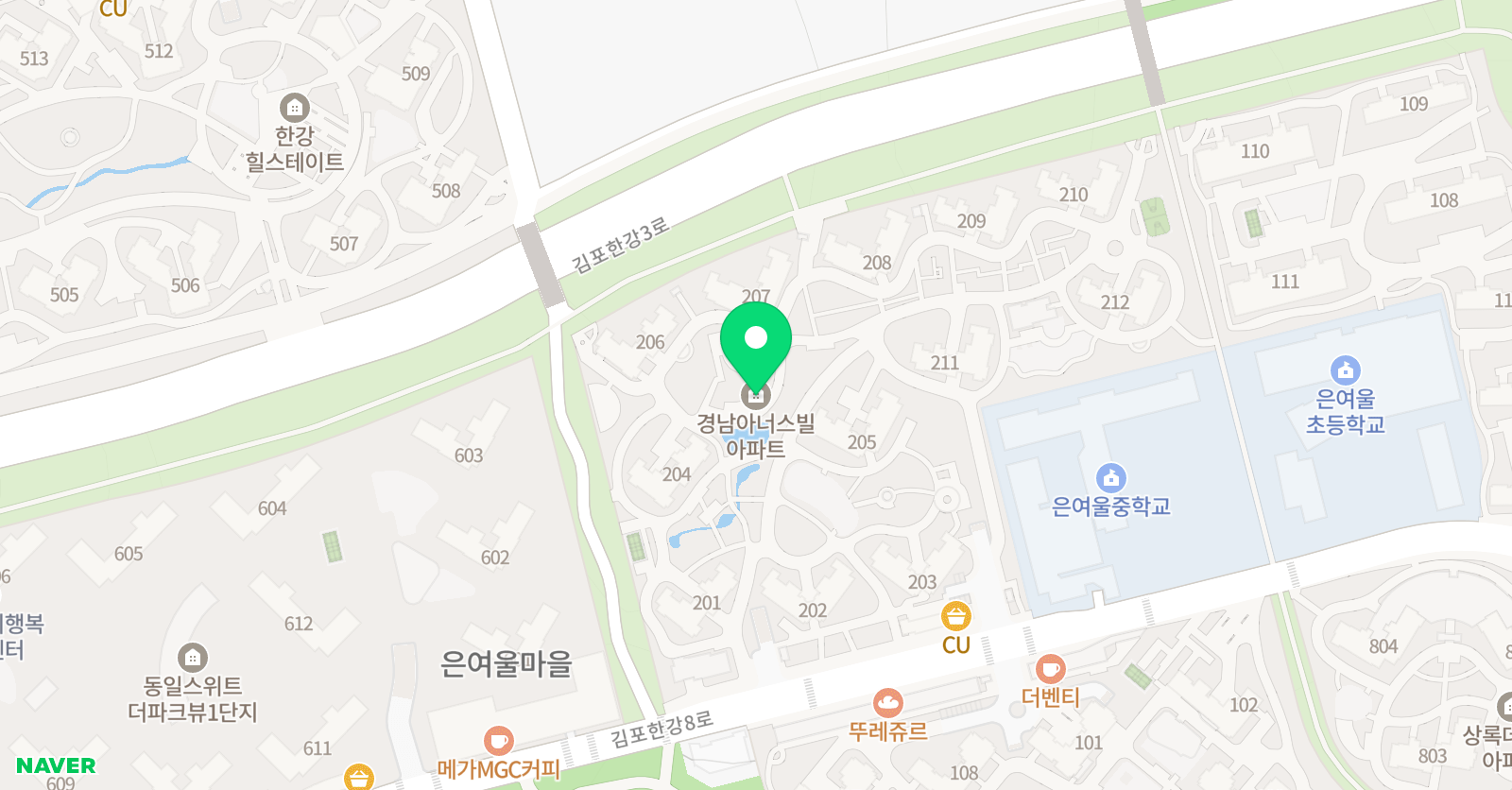 스마트해법 영어 은여울교실 위치