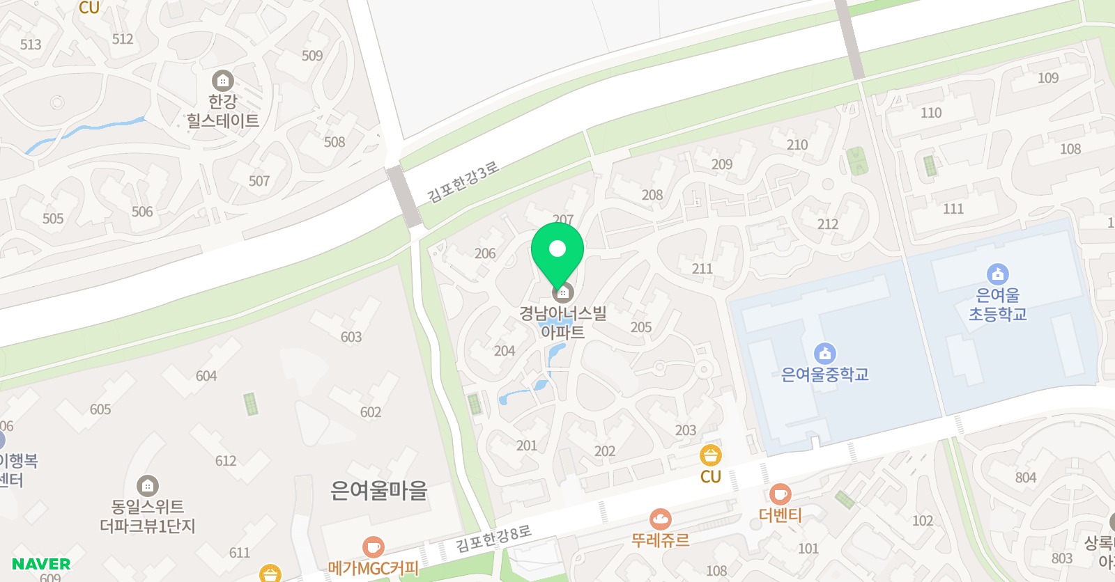 잡스코딩 김포한강센터 위치