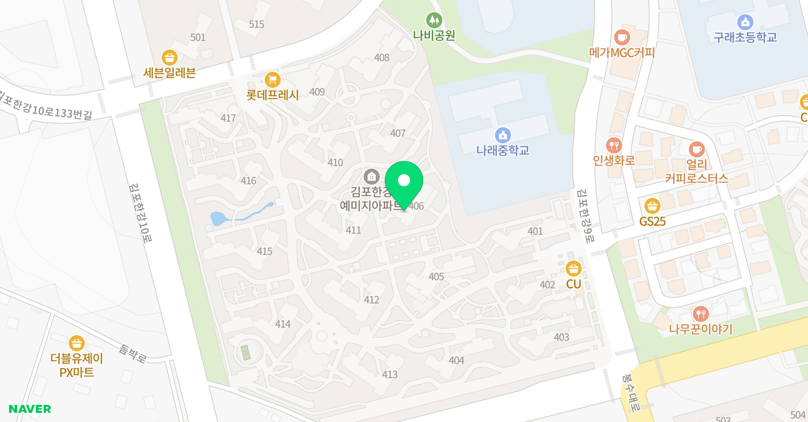 전과목ALL바른 공부방 위치