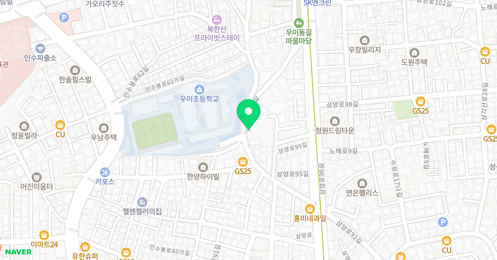엘리트 영어수학학원 위치
