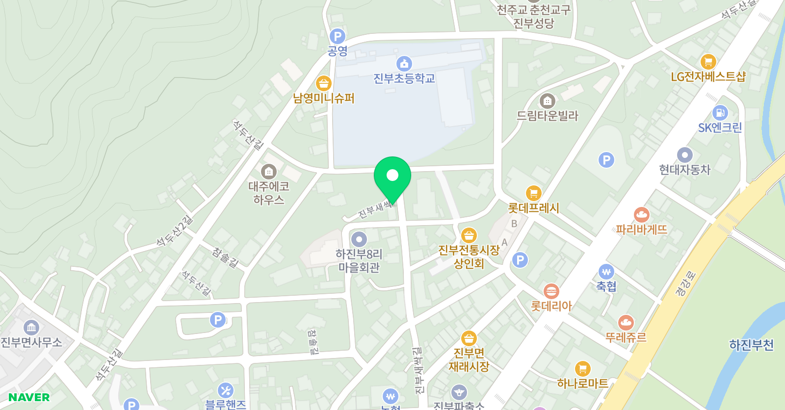 뮤엠영어 진부교습소 위치