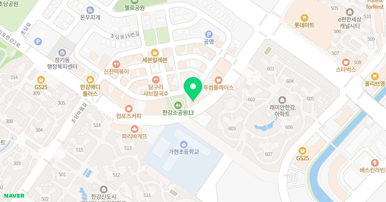 외대HS 어학원 장기점 위치