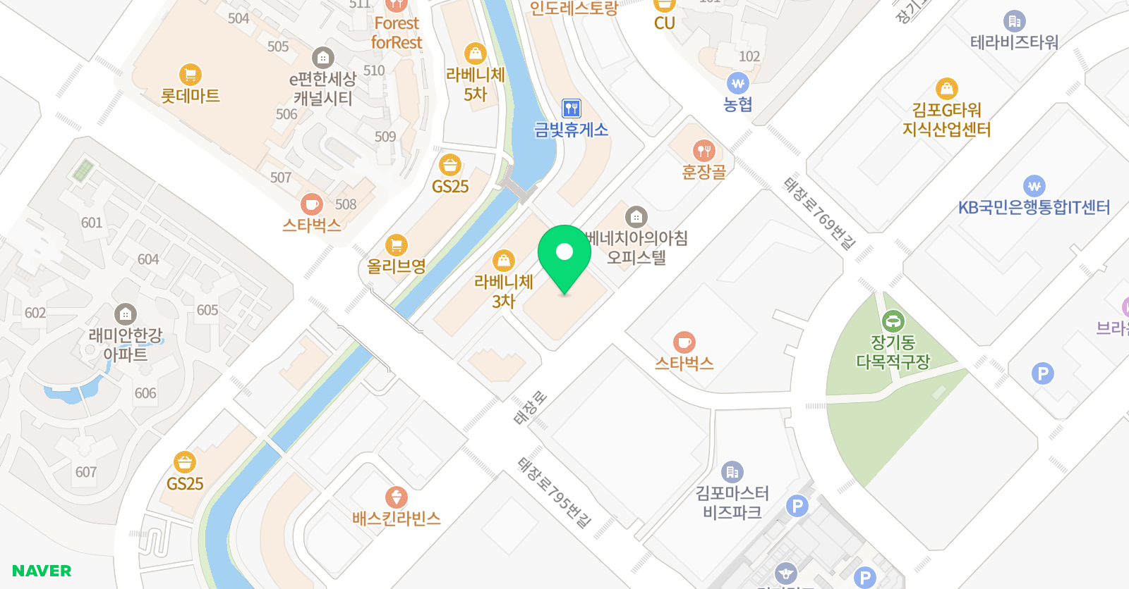 PLC 어학원 위치