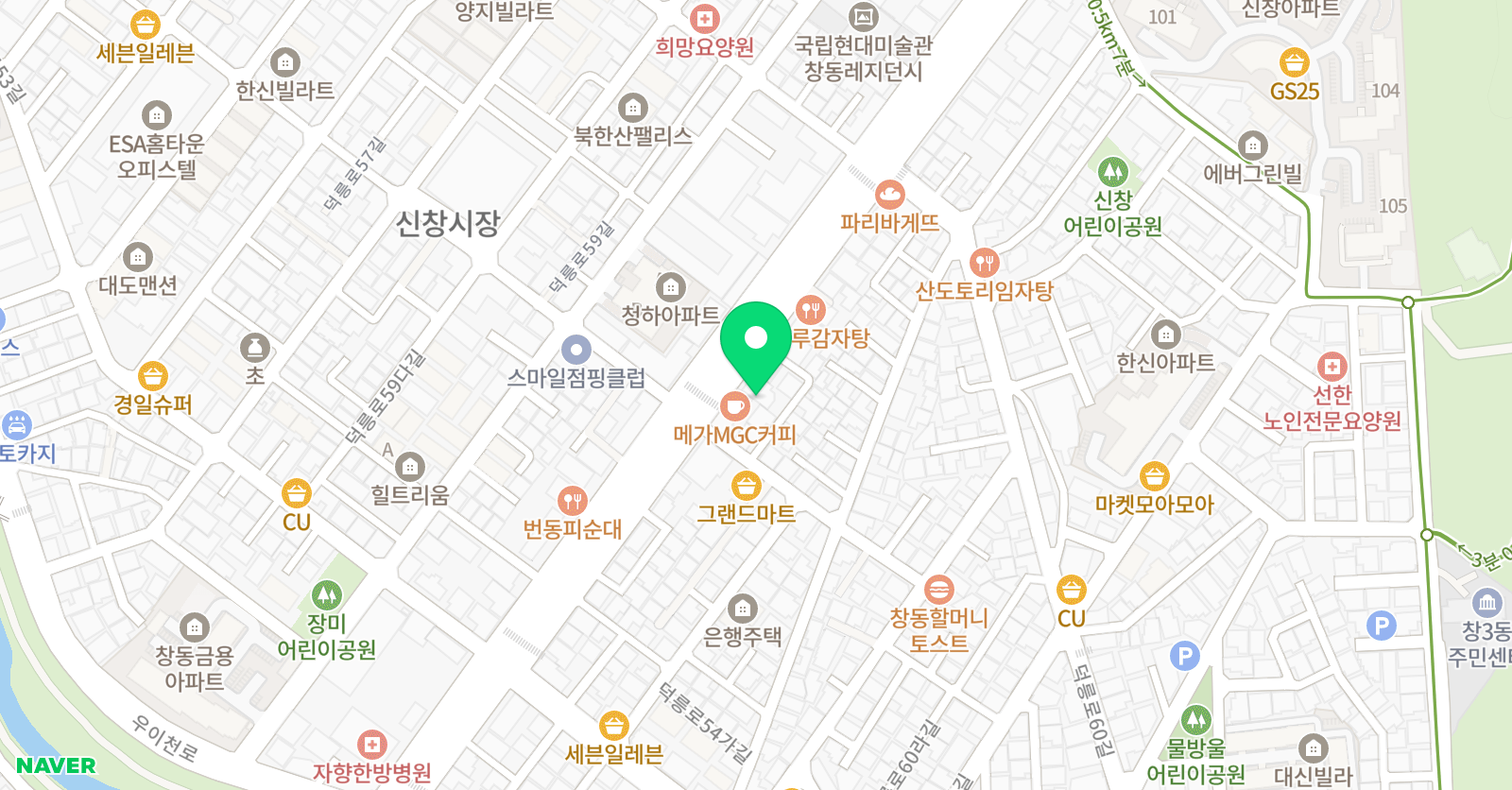 대성탑 학원 위치