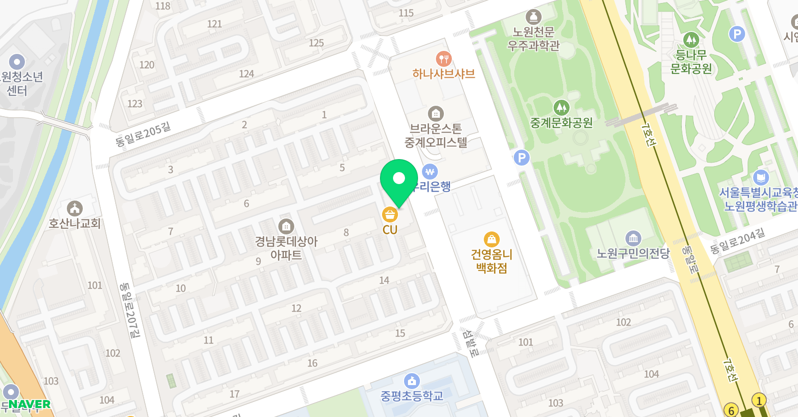 마크 영어학원 위치