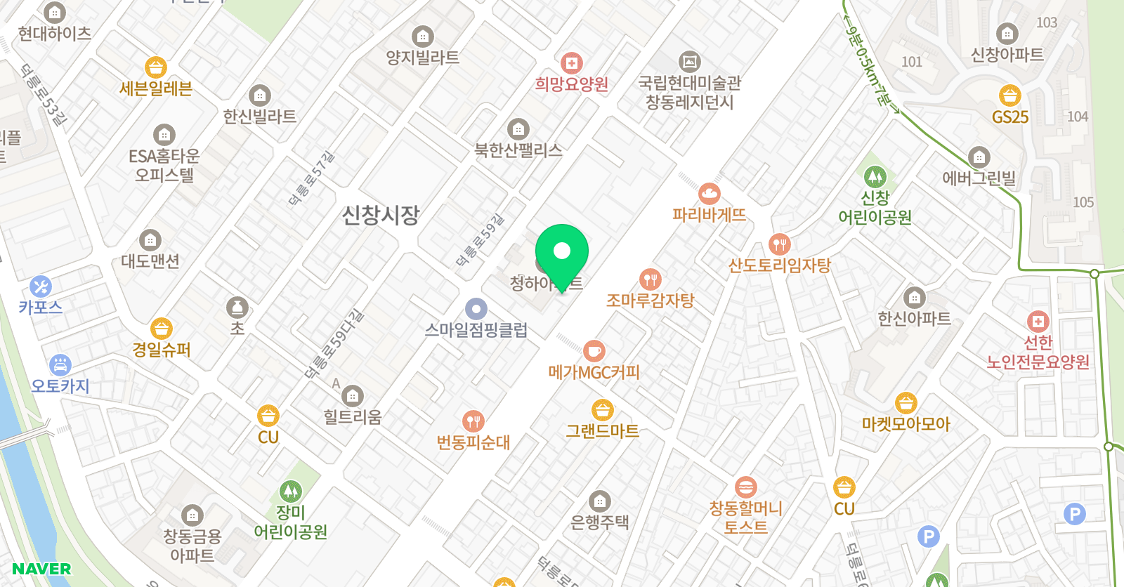 뉴플러스 학원 위치