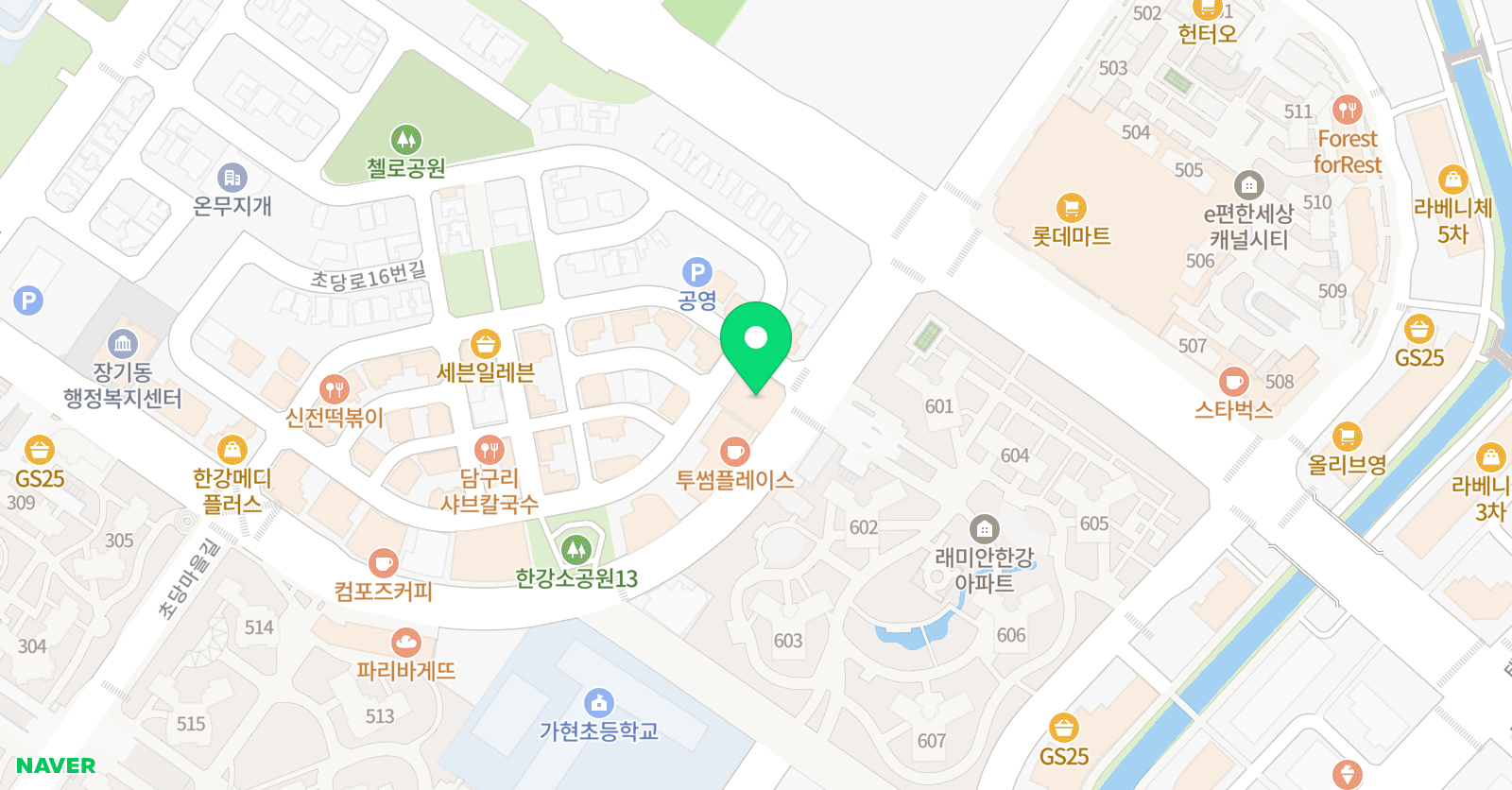 마이엠 수학학원 김포고등관 위치