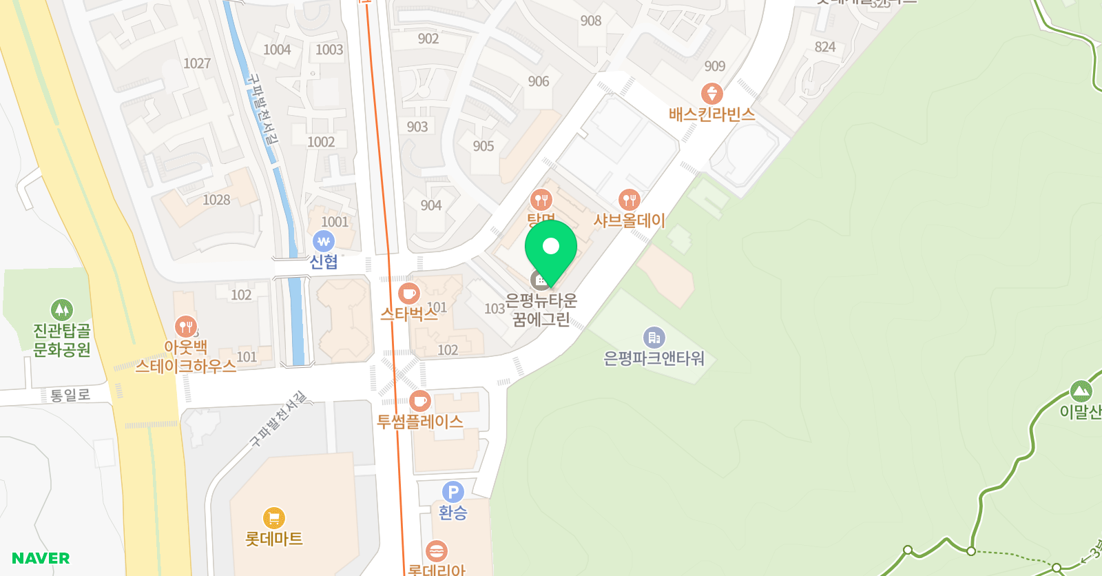 조이스감성미술 본원 위치