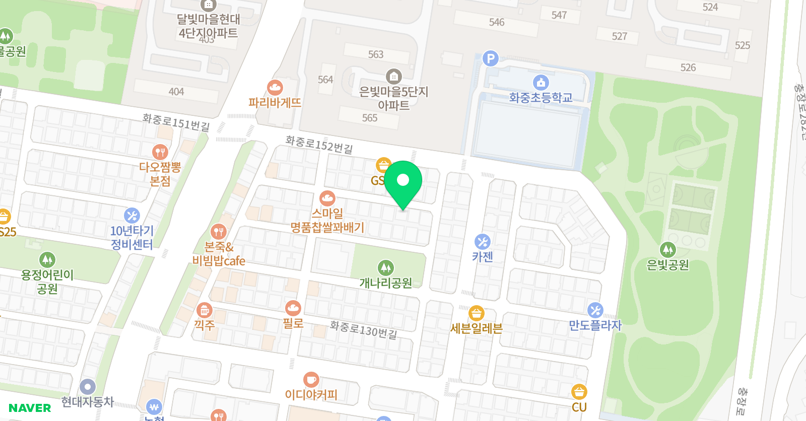 푸르넷 화중 스터디룸 위치