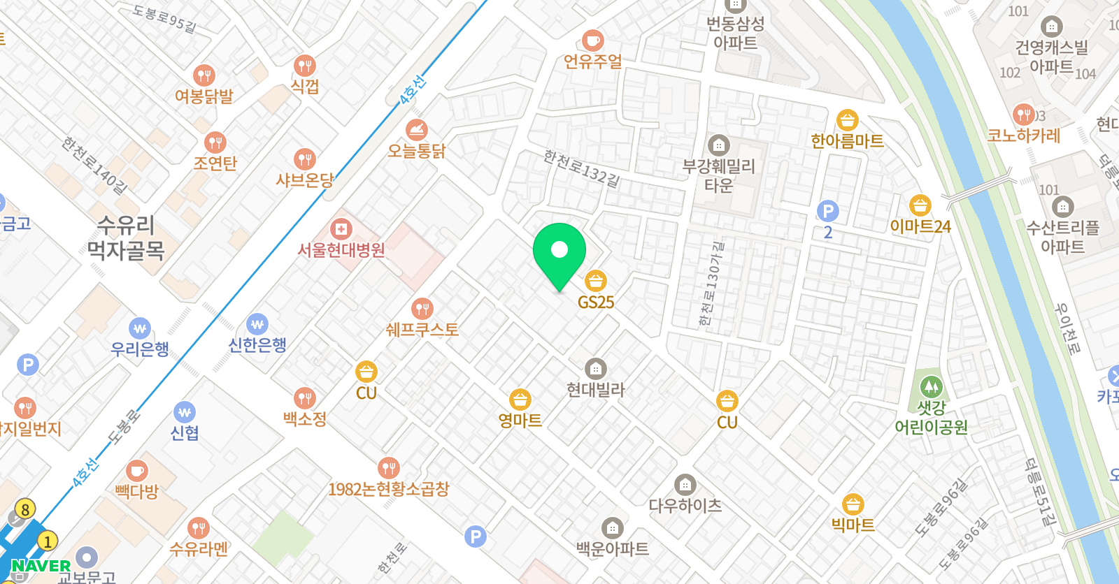 한양태권도 본관 위치